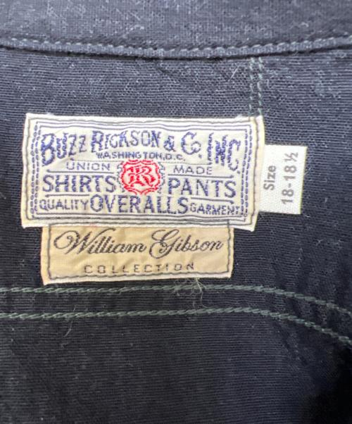 BUZZ RICKSON'S（バズリクソンズ）BUZZ RICKSON'S (バズリクソンズ) ウィリアム・ギブソン コレクション　長袖シャツ ブラック サイズ:18-18 1/2の古着・服飾アイテム