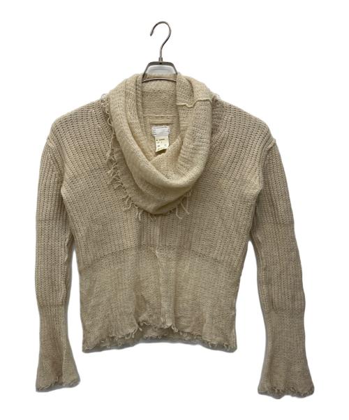 MIHARA YASUHIRO（ミハラヤスヒロ）MIHARA YASUHIRO (ミハラヤスヒロ) 薄手ニット アイボリー サイズ:FREEの古着・服飾アイテム