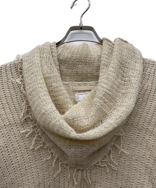 MIHARA YASUHIRO（ミハラヤスヒロ）MIHARA YASUHIRO (ミハラヤスヒロ) 薄手ニット アイボリー サイズ:FREEの古着・服飾アイテム