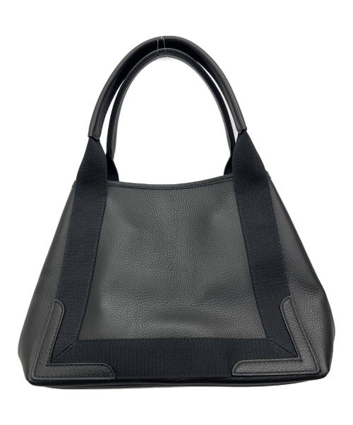 BALENCIAGA（バレンシアガ）BALENCIAGA (バレンシアガ) ハンドバッグ 	ネイビーカバス ブラックの古着・服飾アイテム