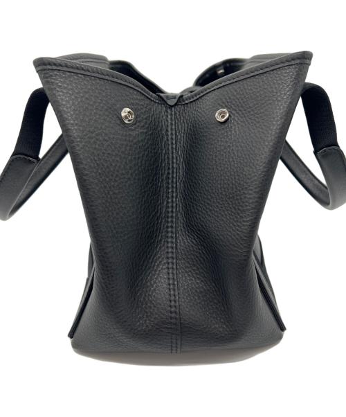 BALENCIAGA（バレンシアガ）BALENCIAGA (バレンシアガ) ハンドバッグ 	ネイビーカバス ブラックの古着・服飾アイテム