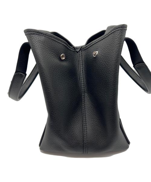 BALENCIAGA（バレンシアガ）BALENCIAGA (バレンシアガ) ハンドバッグ 	ネイビーカバス ブラックの古着・服飾アイテム