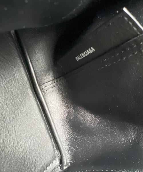 BALENCIAGA（バレンシアガ）BALENCIAGA (バレンシアガ) ハンドバッグ 	ネイビーカバス ブラックの古着・服飾アイテム