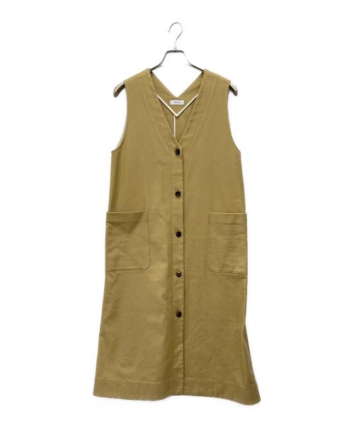 SHIPS any（シップスエニィ）SHIPS any (シップスエニィ) ワンピース ベージュ サイズ:FREEの古着・服飾アイテム
