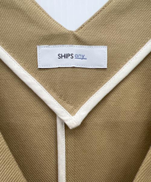 SHIPS any（シップスエニィ）SHIPS any (シップスエニィ) ワンピース ベージュ サイズ:FREEの古着・服飾アイテム