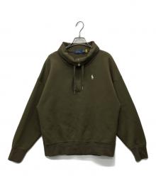 POLO RALPH LAUREN（ポロ・ラルフローレン）の古着「ハーフジップスウェット」｜カーキ