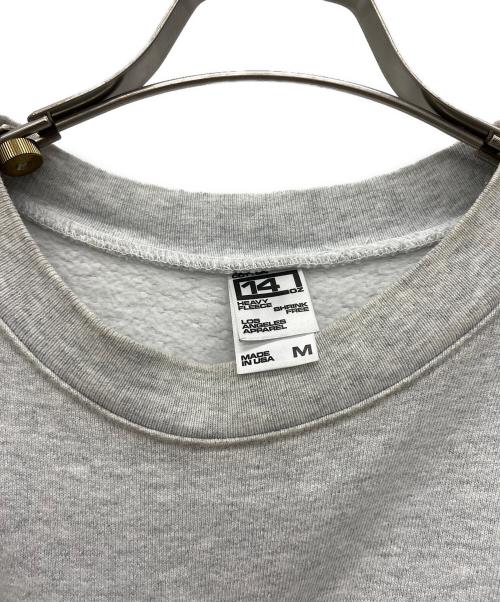 LOS ANGELES APPAREL（ロサンゼルスアパレル）LOS ANGELES APPAREL (ロサンゼルスアパレル) クルーネックスウェット ホワイト サイズ:Mの古着・服飾アイテム
