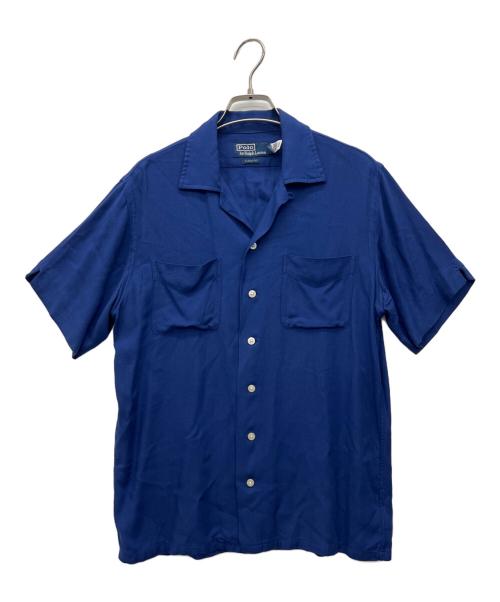 POLO RALPH LAUREN（ポロ・ラルフローレン）POLO RALPH LAUREN (ポロ・ラルフローレン) 半袖シャツ ブルー サイズ:XSの古着・服飾アイテム