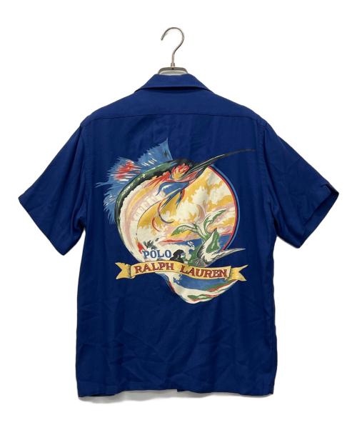 POLO RALPH LAUREN（ポロ・ラルフローレン）POLO RALPH LAUREN (ポロ・ラルフローレン) 半袖シャツ ブルー サイズ:XSの古着・服飾アイテム
