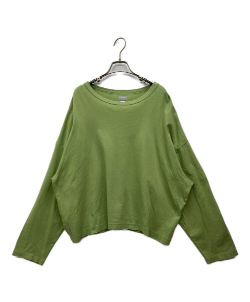 Deluxe 2003（デラックス）Deluxe 2003 (デラックス) ロングスリーブTシャツ グリーン サイズ:Mの古着・服飾アイテム
