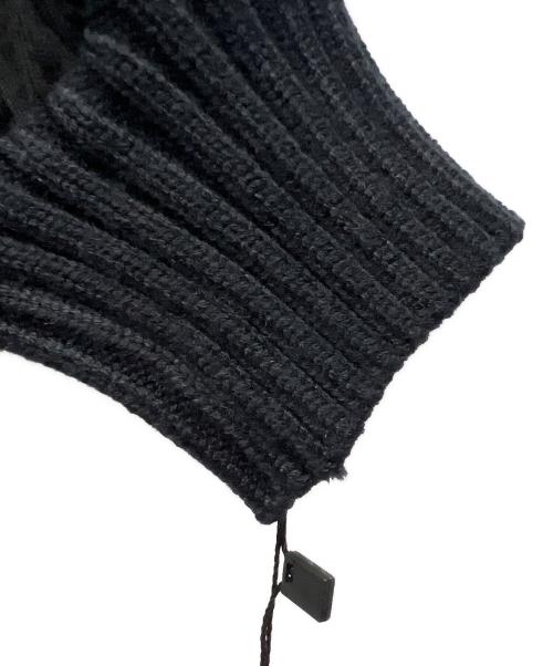 AIJAN（アイジャン）AIJAN (アイジャン) コーデュロイ×ニットコンビキーネックワンピース ブラック サイズ:M～L 未使用品の古着・服飾アイテム