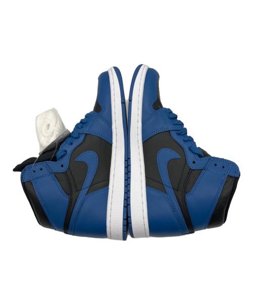 NIKE（ナイキ）NIKE (ナイキ) Air Jordan 1 Retro High OG ブルー×ブラック サイズ:26の古着・服飾アイテム