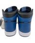 中古・古着 NIKE (ナイキ) Air Jordan 1 Retro High OG ブルー×ブラック サイズ:26：12000円