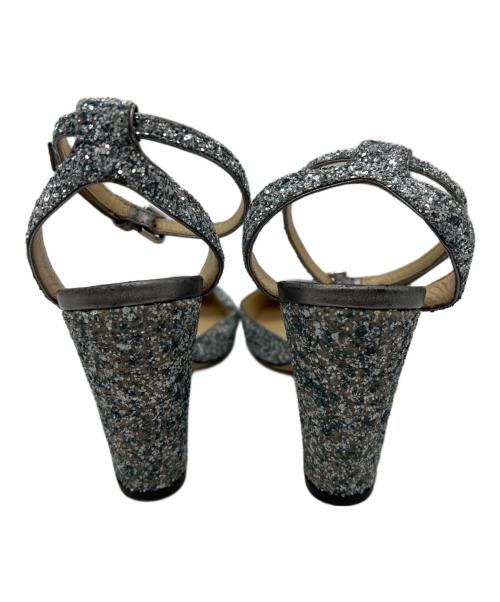 JIMMY CHOO（ジミーチュウ）JIMMY CHOO (ジミーチュウ) バックストラップパンプス ブルー サイズ:36の古着・服飾アイテム