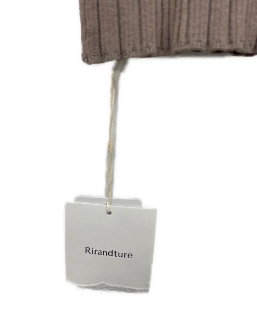 Rirandture（リランドチュール）Rirandture (リランドチュール) 薄手ニット ベージュ サイズ:2の古着・服飾アイテム
