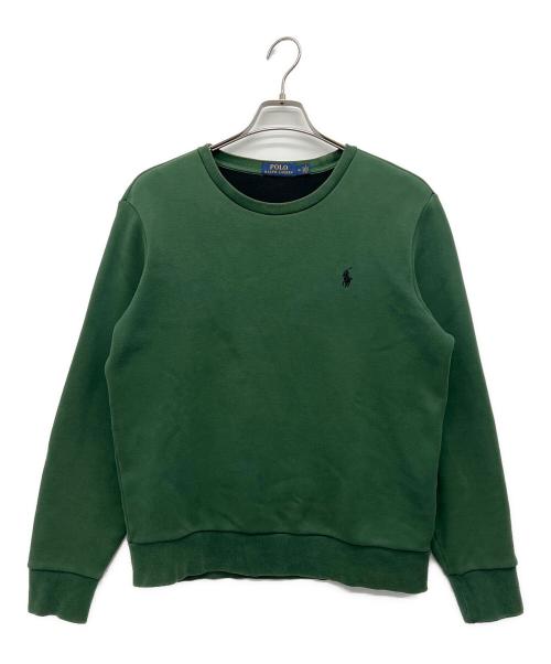 POLO RALPH LAUREN（ポロ・ラルフローレン）POLO RALPH LAUREN (ポロ・ラルフローレン) スウェット グリーン サイズ:Mの古着・服飾アイテム