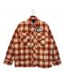 DIESEL（ディーゼル）の古着「シャツジャケット」｜レッド×オレンジ
