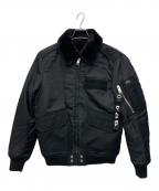 DIESELディーゼル）の古着「フライトジャケット」｜ブラック
