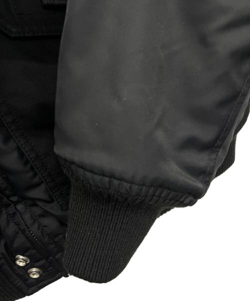 DIESEL（ディーゼル）DIESEL (ディーゼル) フライトジャケット ブラック サイズ:Sの古着・服飾アイテム