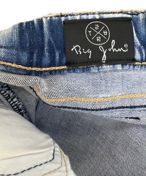 BIG JOHN（ビッグジョン）BIG JOHN (ビッグジョン) SURT (サート) デニムスカート スカイブルー サイズ:FSの古着・服飾アイテム