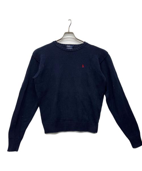 POLO RALPH LAUREN（ポロ・ラルフローレン）POLO RALPH LAUREN (ポロ・ラルフローレン) 厚手ニット ネイビー サイズ:XLの古着・服飾アイテム
