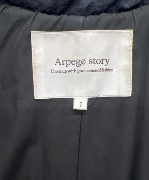 ARPEGE STORY（アルページュストーリー）ARPEGE STORY (アルページュストーリー) テーラード コート ブラック サイズ:1の古着・服飾アイテム