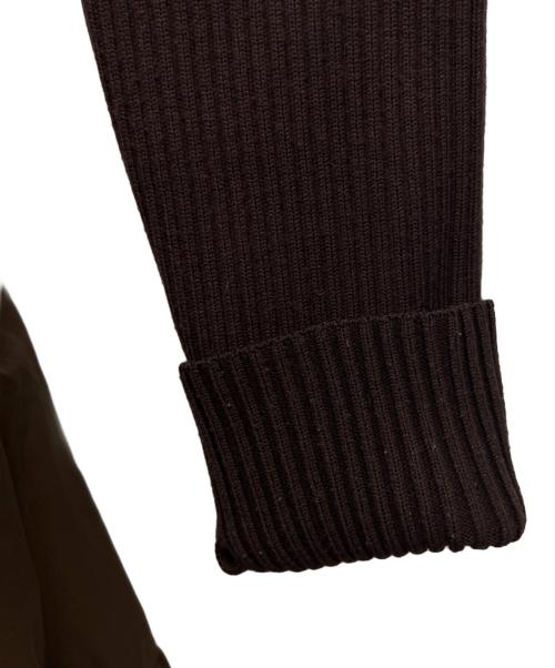 ARPEGE STORY（アルページュストーリー）ARPEGE STORY (アルページュストーリー) タフタドッキングワンピース ブラウン サイズ:1の古着・服飾アイテム