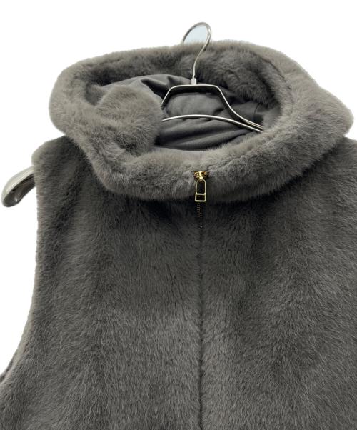 ARPEGE STORY（アルページュストーリー）ARPEGE STORY (アルページュストーリー) ファージップベスト ブラウン サイズ:2の古着・服飾アイテム