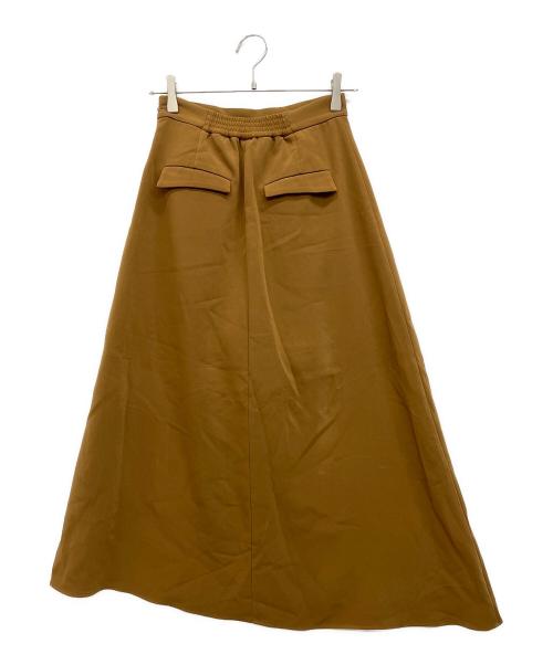 anuans（アニュアンス）anuans (アニュアンス) アシンメトリーレイヤードスカート ブラウン サイズ:Mの古着・服飾アイテム