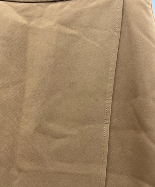 anuans（アニュアンス）anuans (アニュアンス) アシンメトリーレイヤードスカート ブラウン サイズ:Mの古着・服飾アイテム