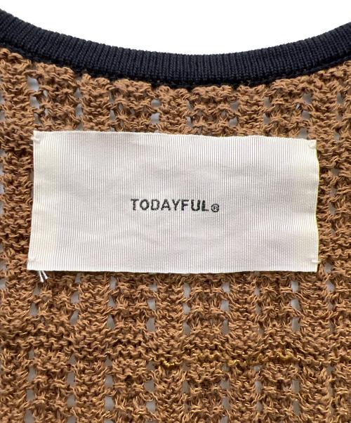 TODAYFUL（トゥデイフル）TODAYFUL (トゥデイフル) ベスト ブラウン サイズ:Fの古着・服飾アイテム