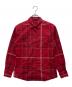 BURBERRY LONDON（バーバリーロンドン）の古着「長袖シャツ」｜レッド