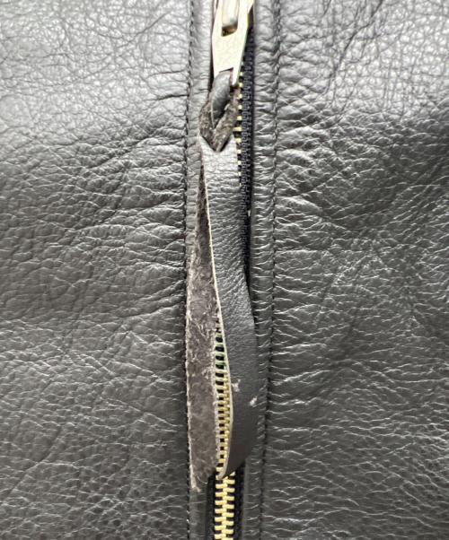 HARLEY-DAVIDSON（ハーレーダビッドソン）HARLEY-DAVIDSON (ハーレーダビッドソン) カウレザーベスト ブラック サイズ:LLの古着・服飾アイテム