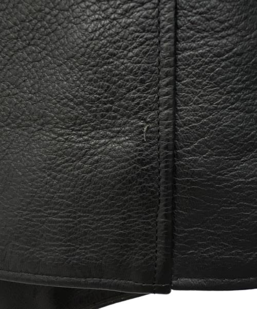 HARLEY-DAVIDSON（ハーレーダビッドソン）HARLEY-DAVIDSON (ハーレーダビッドソン) カウレザーベスト ブラック サイズ:LLの古着・服飾アイテム