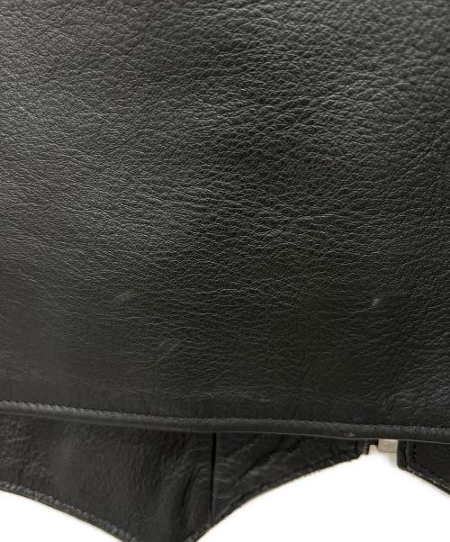 HARLEY-DAVIDSON（ハーレーダビッドソン）HARLEY-DAVIDSON (ハーレーダビッドソン) カウレザーベスト ブラック サイズ:LLの古着・服飾アイテム