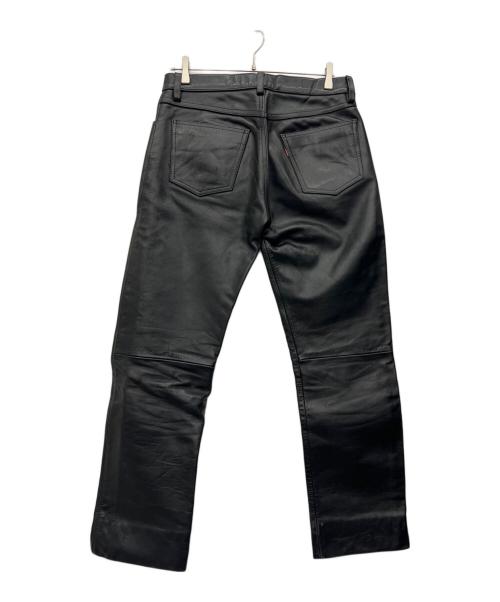 JOHNBULL（ジョンブル）JOHNBULL (ジョンブル) カウレザーパンツ ブラック サイズ:32の古着・服飾アイテム