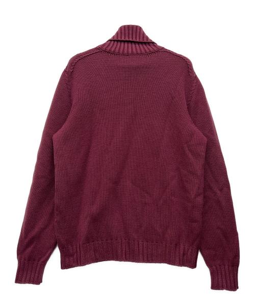 Drumohr（ドルモア）Drumohr (ドルモア) 厚手ニット パープル サイズ:46の古着・服飾アイテム