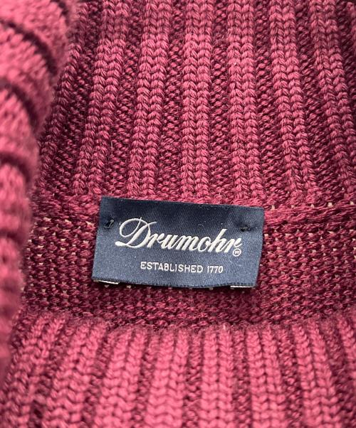 Drumohr（ドルモア）Drumohr (ドルモア) 厚手ニット パープル サイズ:46の古着・服飾アイテム