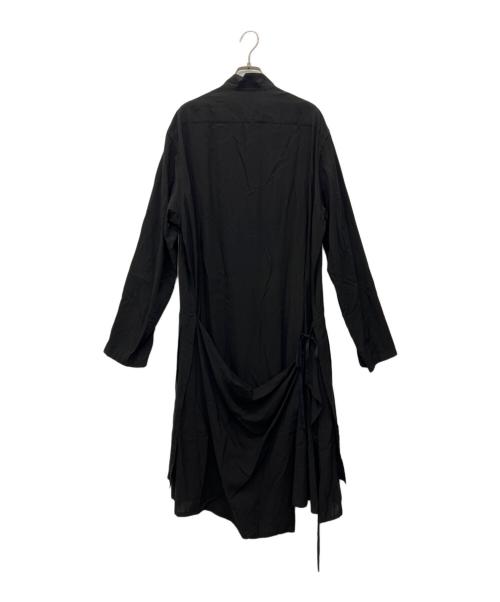 GROUND Y（グラウンドワイ）GROUND Y (グラウンドワイ) ロングシャツ ブラック サイズ:３の古着・服飾アイテム