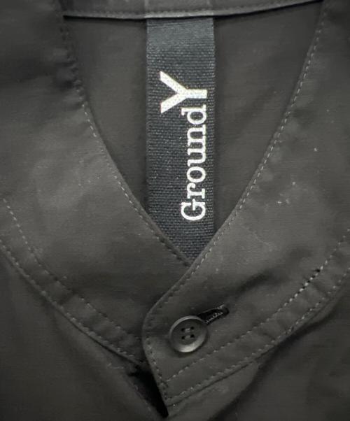 GROUND Y（グラウンドワイ）GROUND Y (グラウンドワイ) ロングシャツ ブラック サイズ:３の古着・服飾アイテム