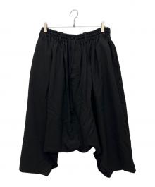 GROUND Y（グラウンドワイ）の古着「サルエルパンツ」｜ブラック