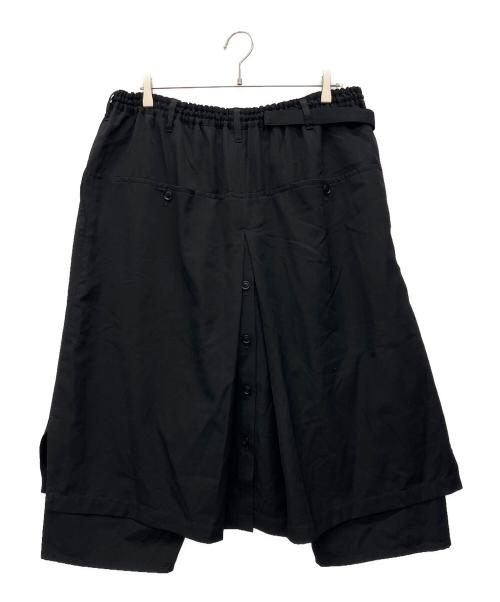 Yohji Yamamoto pour homme（ヨウジヤマモト プールオム）Yohji Yamamoto pour homme (ヨウジヤマモト プールオム) ラップパンツ ブラック サイズ:３の古着・服飾アイテム