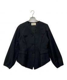 THE TOE（ザ・トゥー）の古着「ノーカラージャケット」｜ブラック