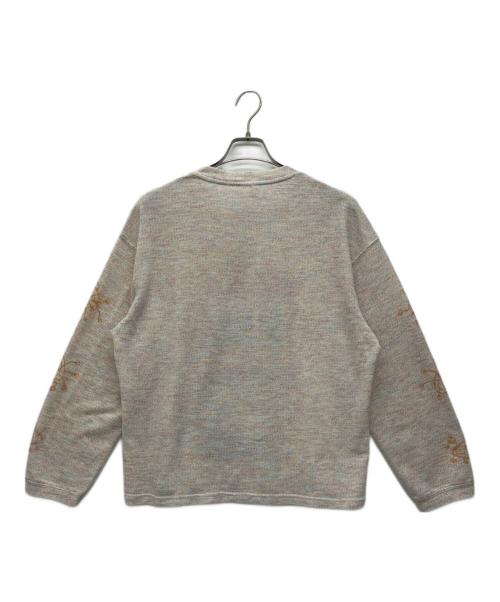 CONP（コンプ）CONP (コンプ) 薄手ニット アイボリー サイズ:Sの古着・服飾アイテム