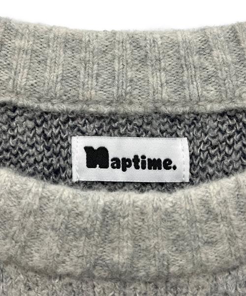 Naptime（ナップタイム）Naptime (ナップタイム) ニットプルオーバー グレー サイズ:Sの古着・服飾アイテム