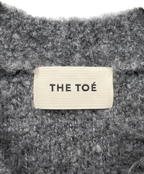 THE TOE（ザ・トゥー）THE TOE (ザ・トゥー) 厚手カーディガン グレー サイズ:Sの古着・服飾アイテム