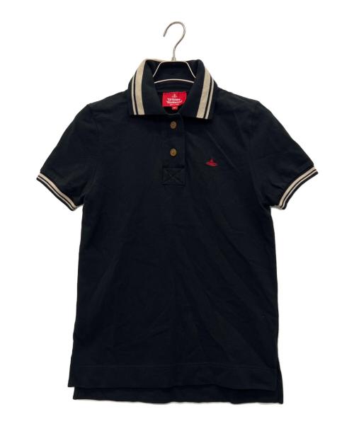 Vivienne Westwood RED LABEL（ヴィヴィアンウエストウッドレッドレーベル）Vivienne Westwood RED LABEL (ヴィヴィアンウエストウッドレッドレーベル) ポロシャツ ブラック サイズ:01の古着・服飾アイテム