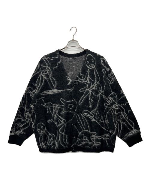LAD MUSICIAN（ラッドミュージシャン）LAD MUSICIAN (ラッドミュージシャン) 厚手カーディガン ブラック サイズ:44の古着・服飾アイテム