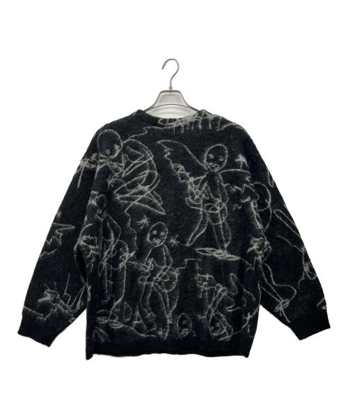 LAD MUSICIAN（ラッドミュージシャン）LAD MUSICIAN (ラッドミュージシャン) 厚手カーディガン ブラック サイズ:44の古着・服飾アイテム