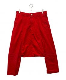COMME des GARCONS（コムデギャルソン）の古着「サルエルパンツ」｜レッド